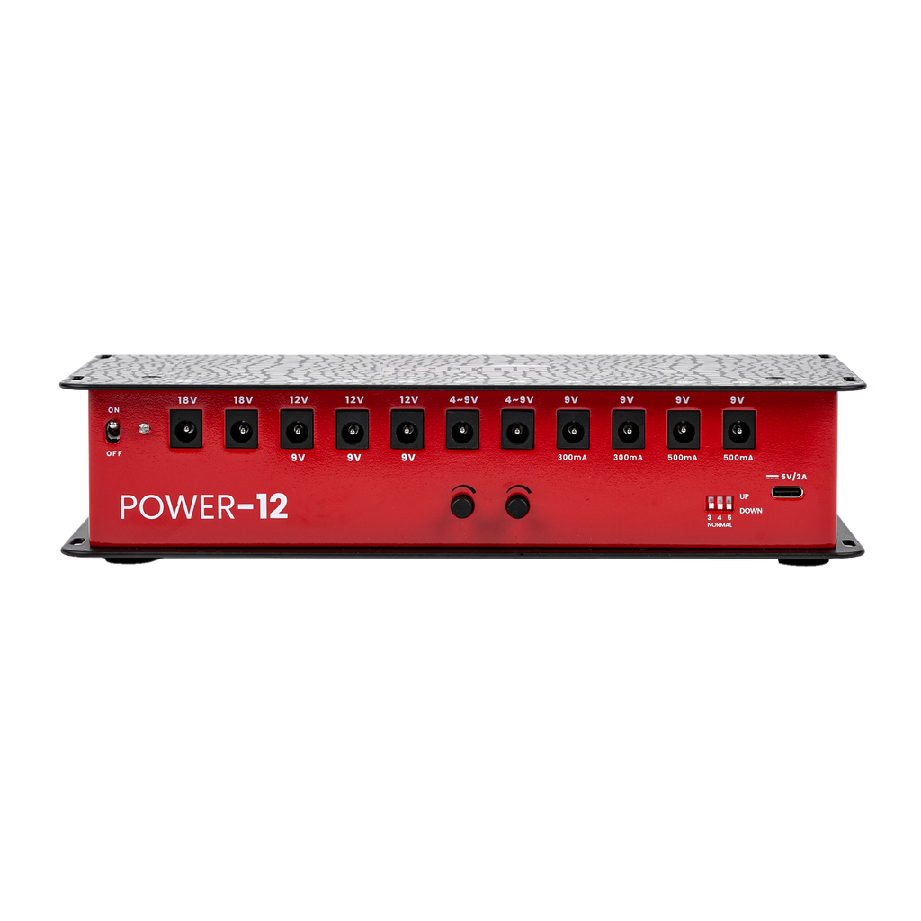 Pedalboard Power Supply; 12 Outputs – 2300Ma