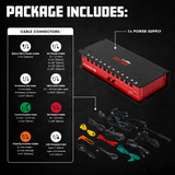 Pedalboard Power Supply; 12 Outputs – 2300Ma