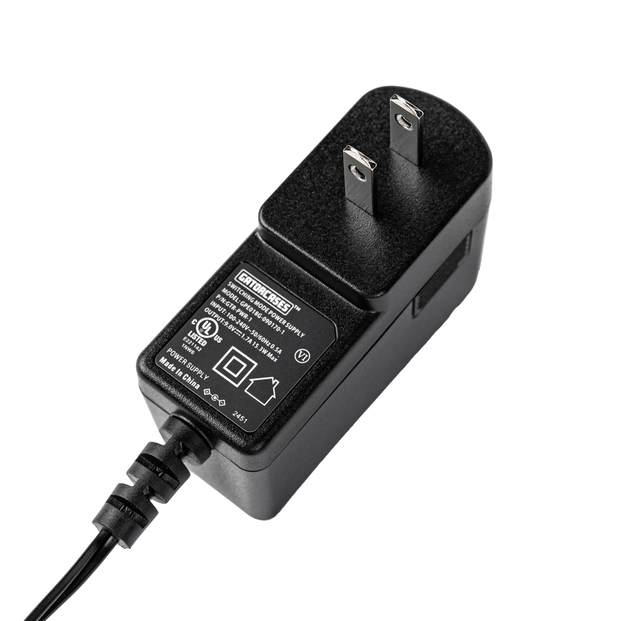 Pedalboard Power Supply; Wall-Wart 1700Ma