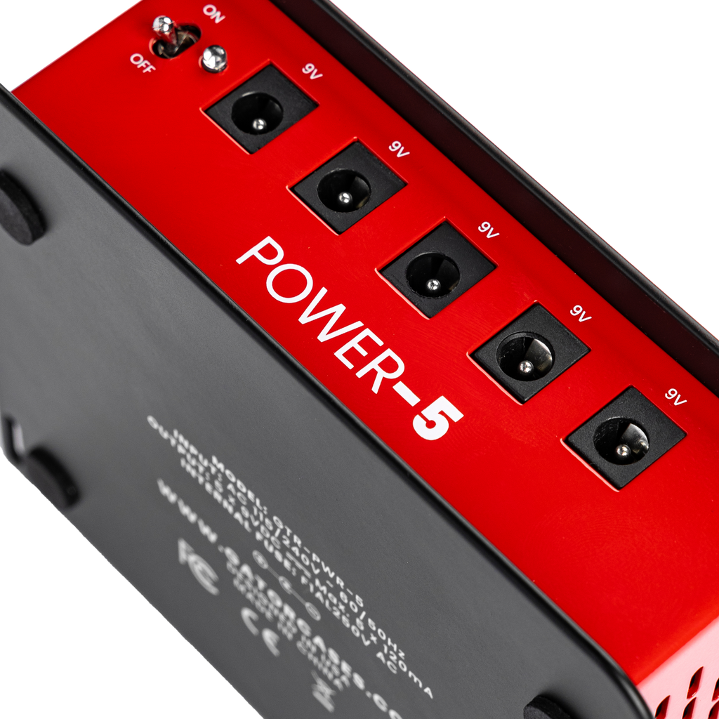 Pedal Board Power Supply With 5 Isolated Outputs