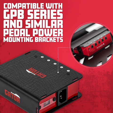 Pedal Board Power Supply With 5 Isolated Outputs