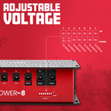 Pedal Board Power Supply With 8 Isolated Outputs