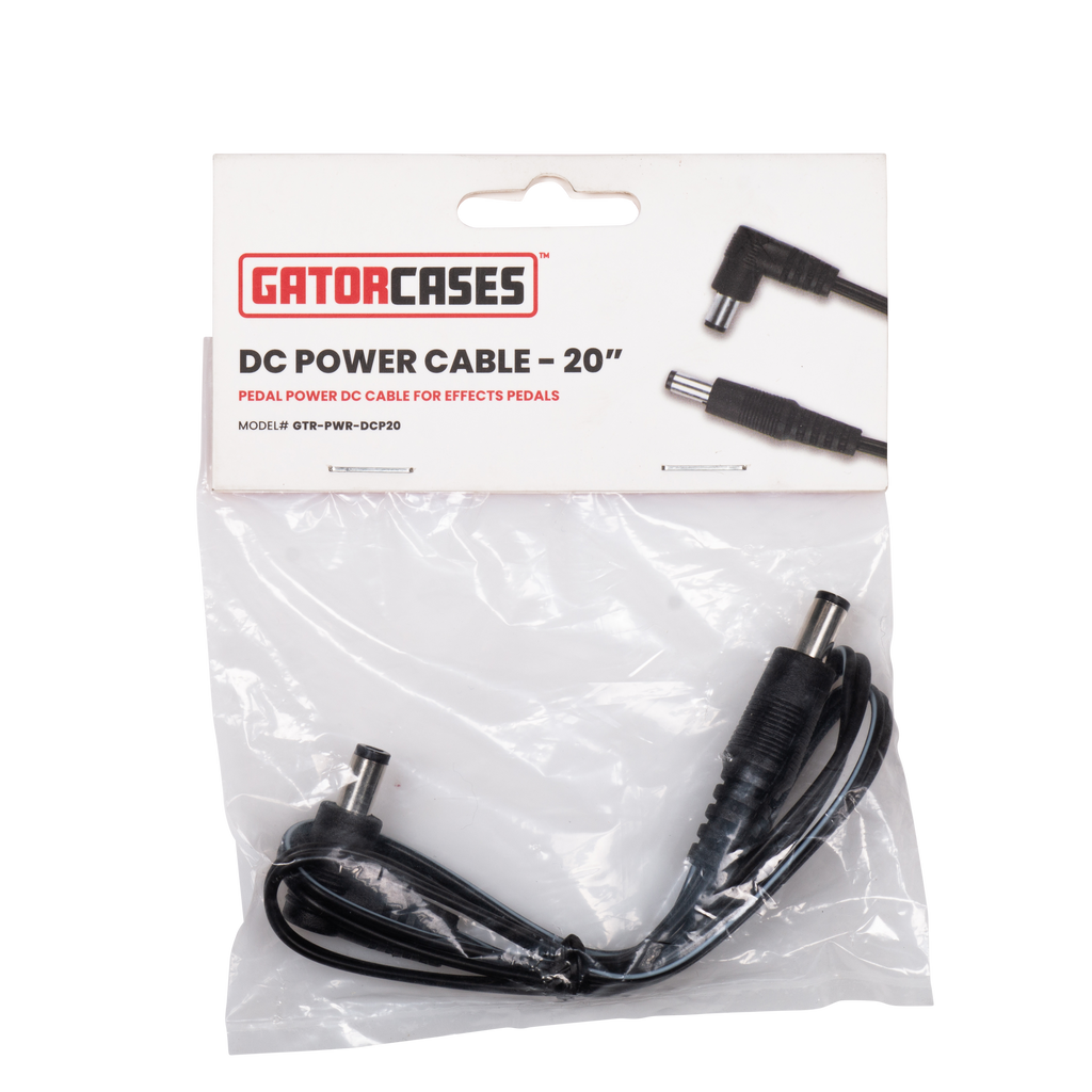 Single DC Power Cable for Pedals - 20" Long