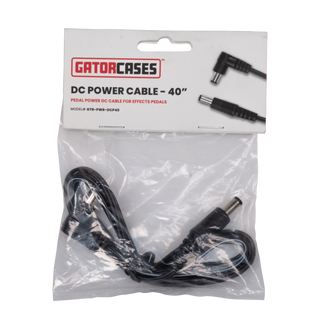 Single DC Power Cable for Pedals - 40" Long