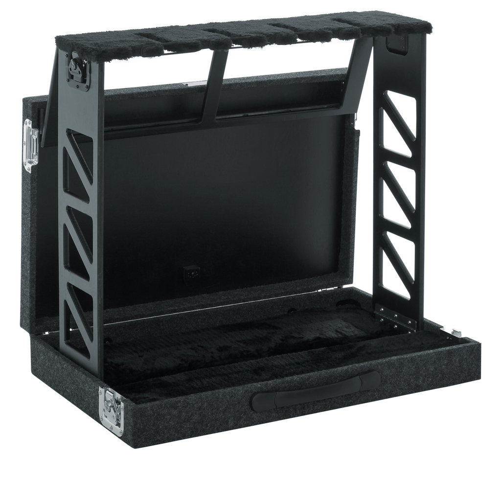 Rack Style 4 Guitar Stand that Folds into Case