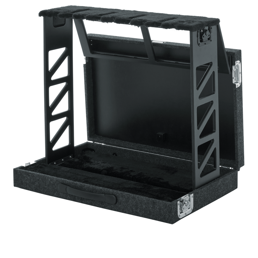 Rack Style 4 Guitar Stand that Folds into Case