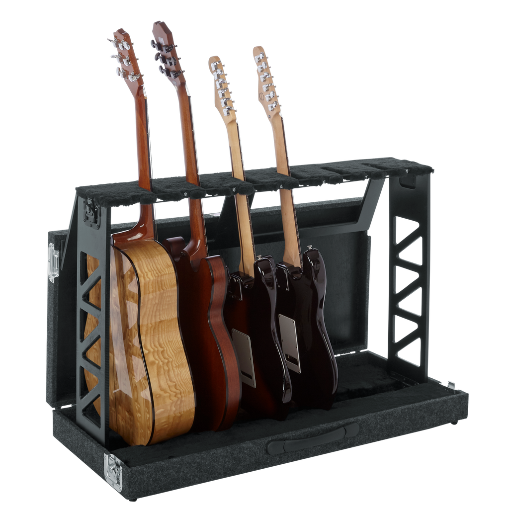 Rack Style 6 Guitar Stand that Folds into Case
