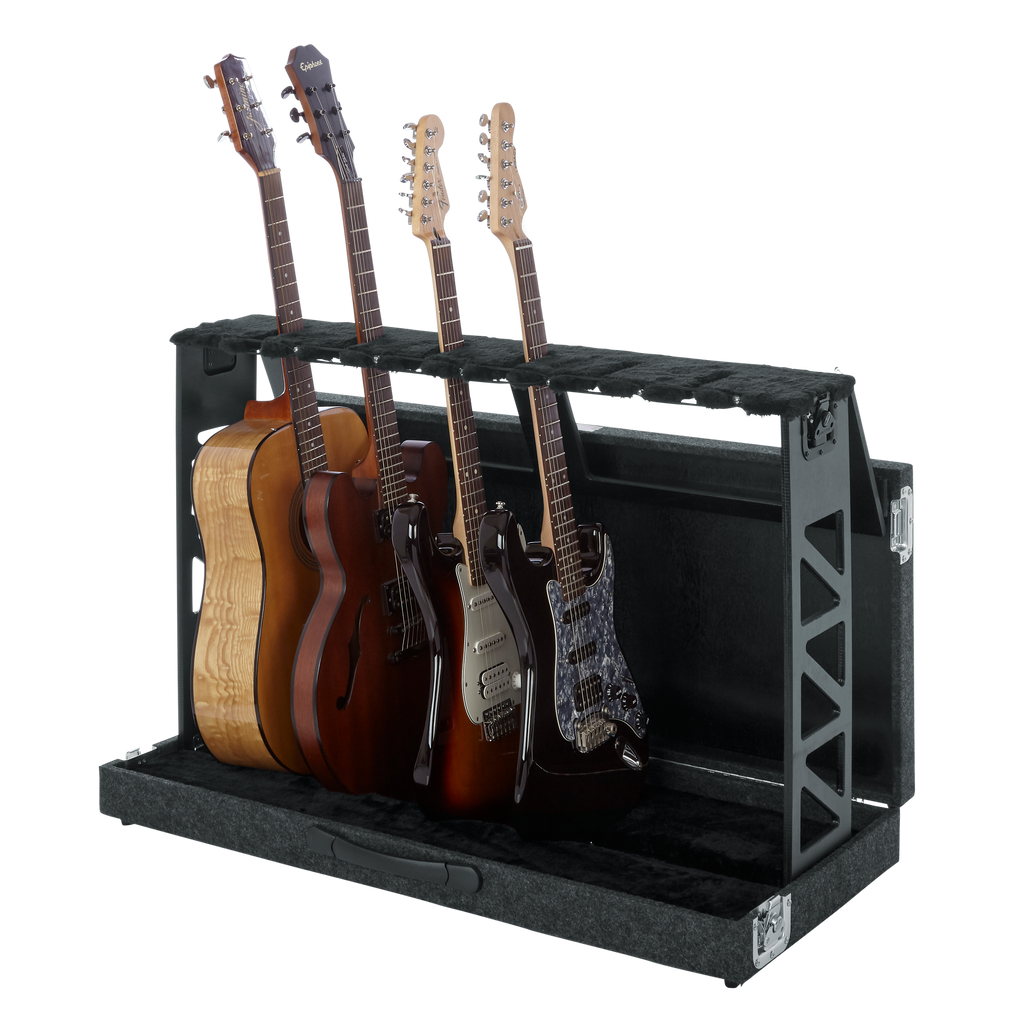 Rack Style 6 Guitar Stand that Folds into Case