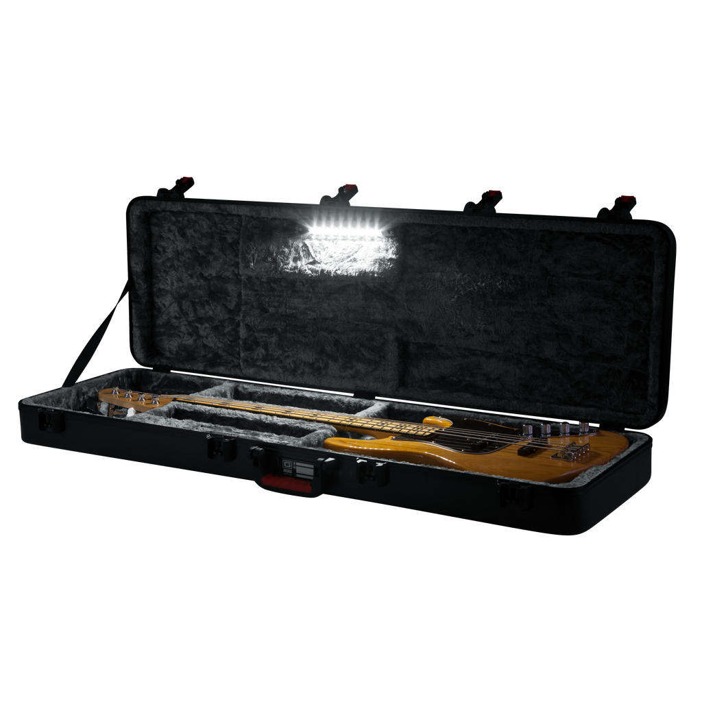TSA ATA Molded Bass Guitar Case with LED Light