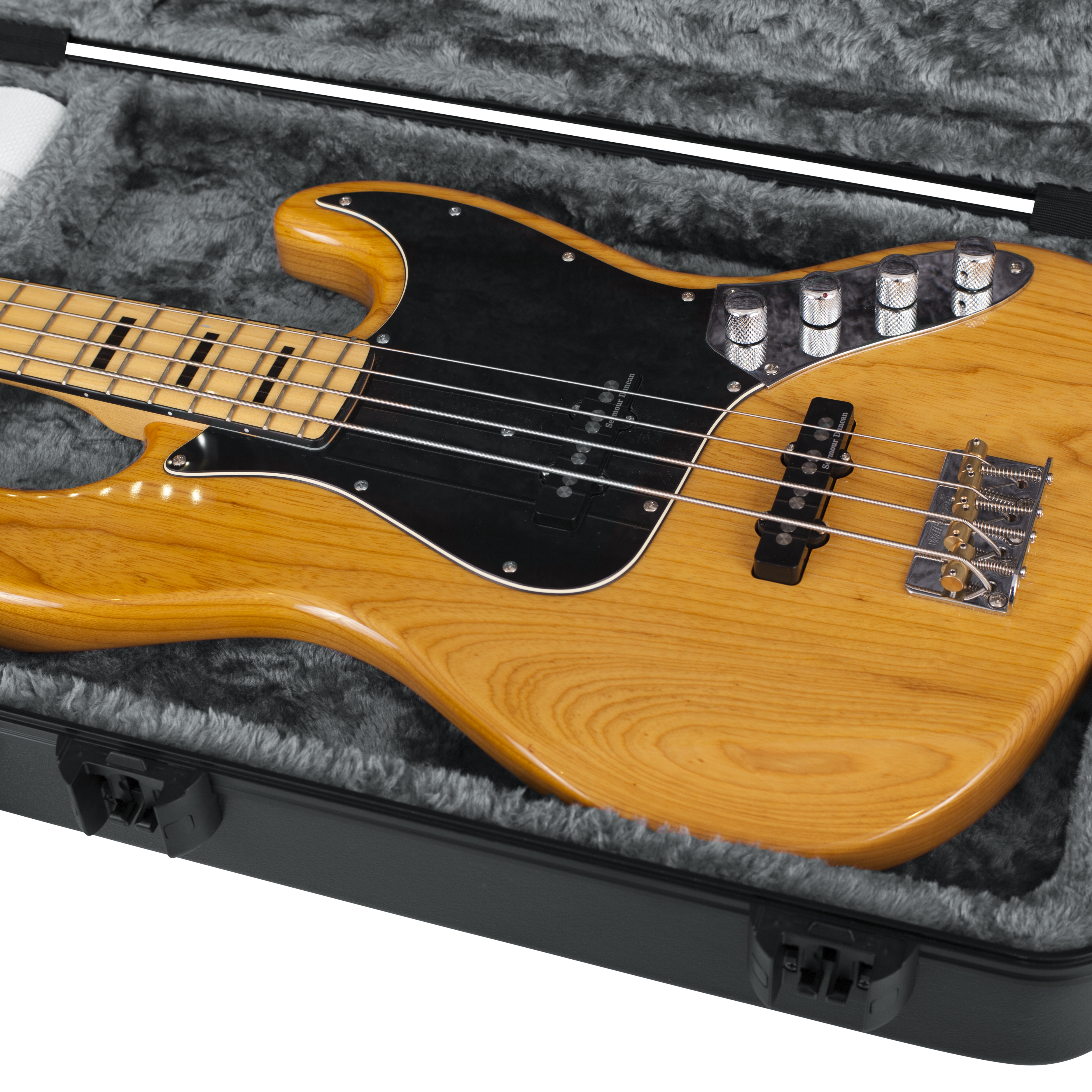 TSA ATA Molded Bass Guitar Case with LED Light