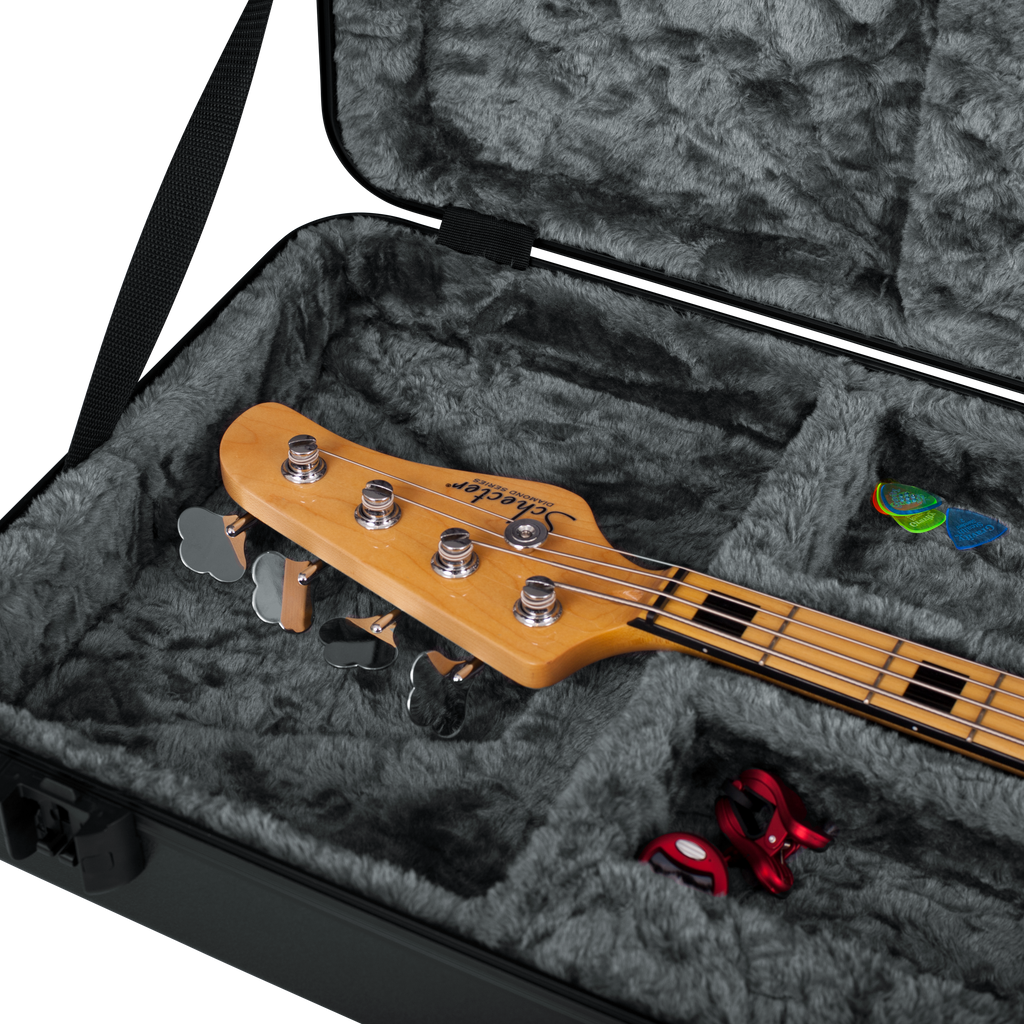 TSA ATA Molded Bass Guitar Case with LED Light