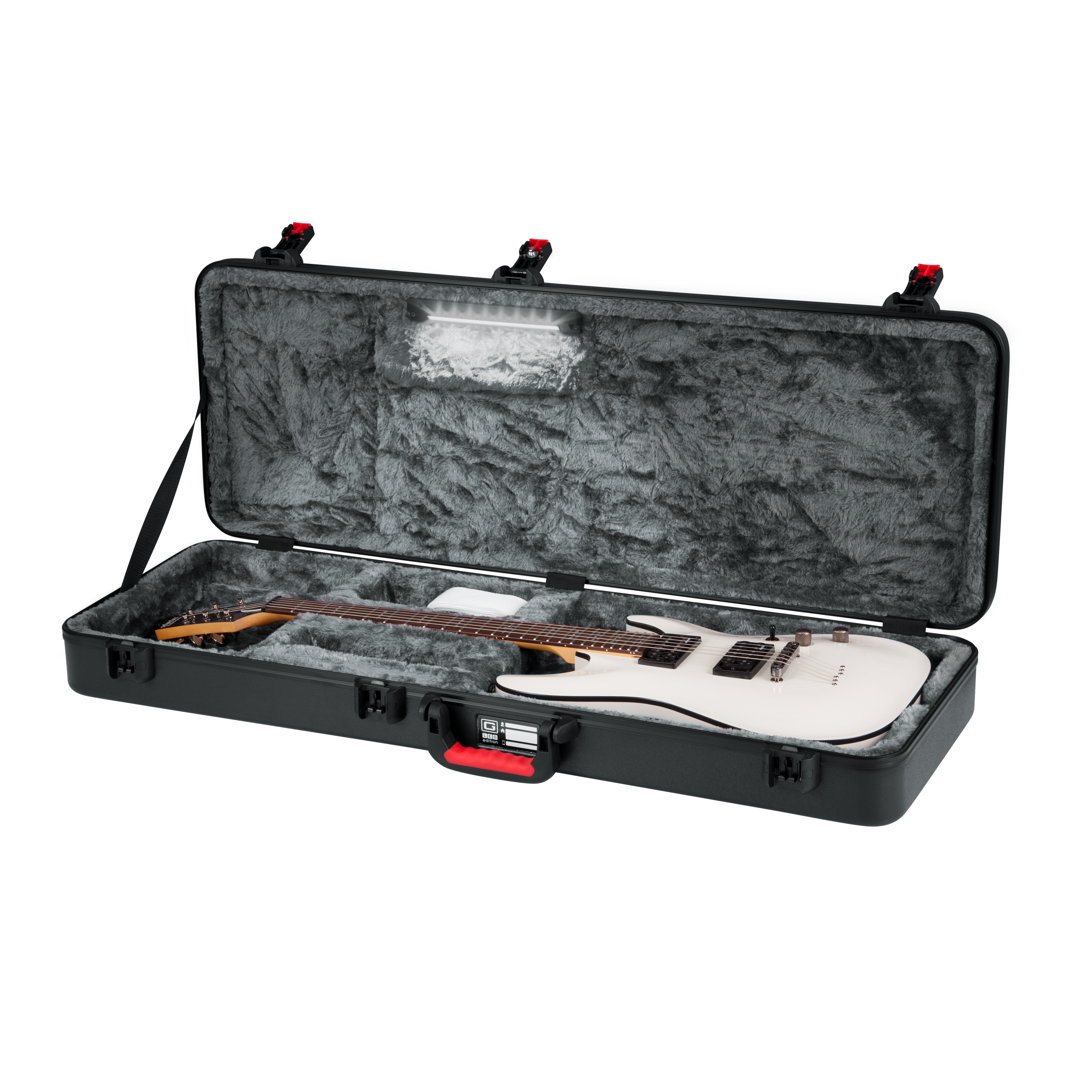TSA ATA Molded Electric Guitar Case with LED Light