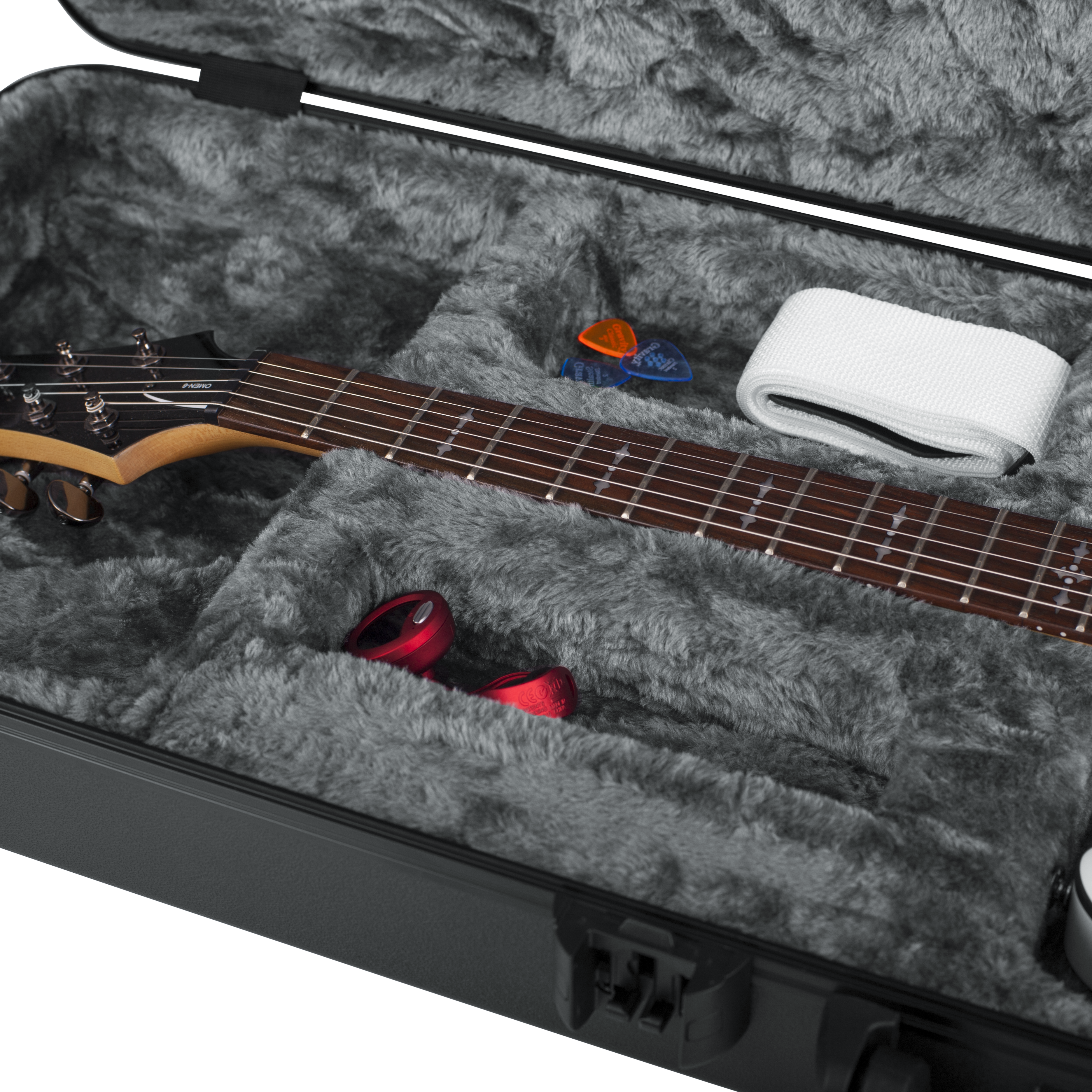 TSA ATA Molded Electric Guitar Case with LED Light