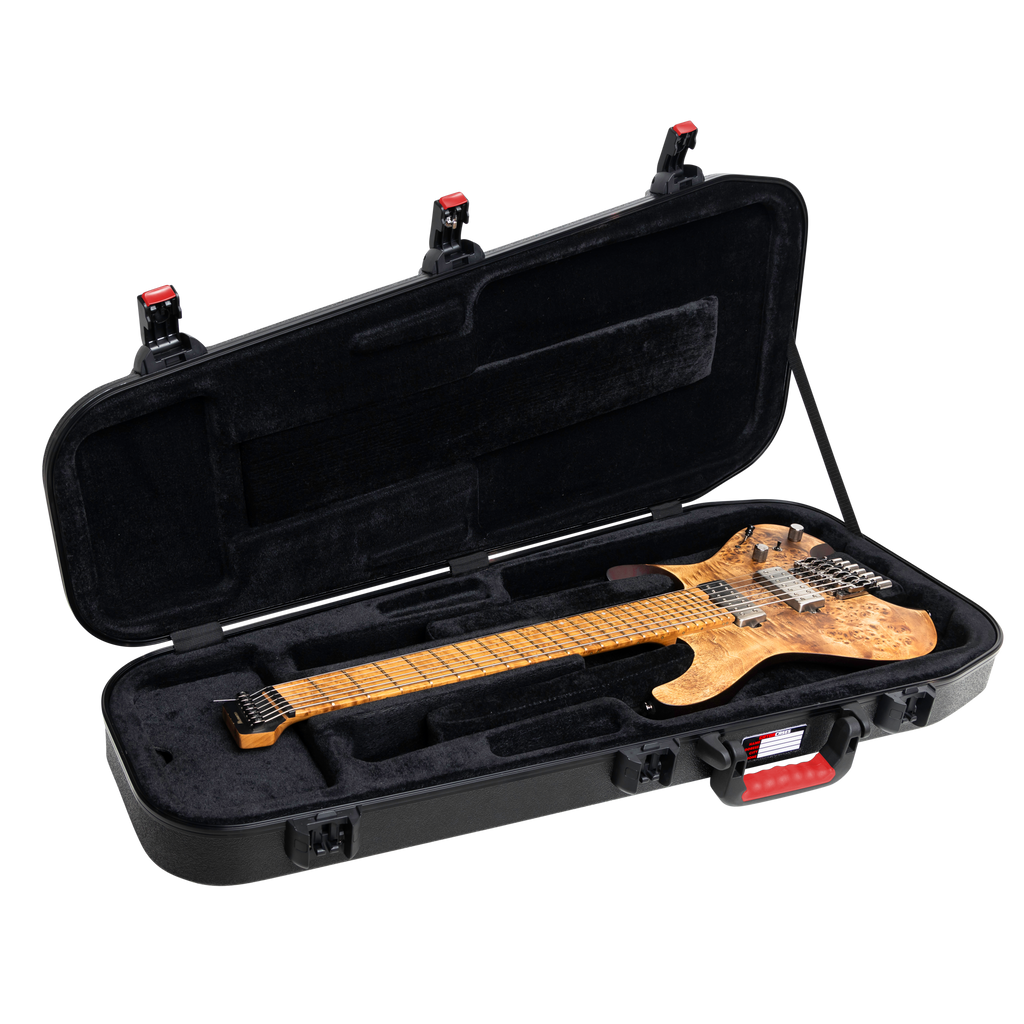 TSA ATA Molded Headless Electric Guitar Case