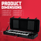 TSA ATA Molded 49-note Keyboard Case