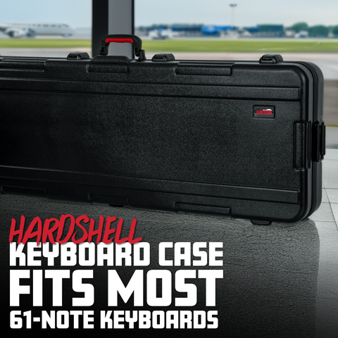 TSA ATA Molded 61-note Keyboard Case w/ Wheels