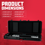 TSA ATA Molded 76-note Keyboard Case w/ Wheels