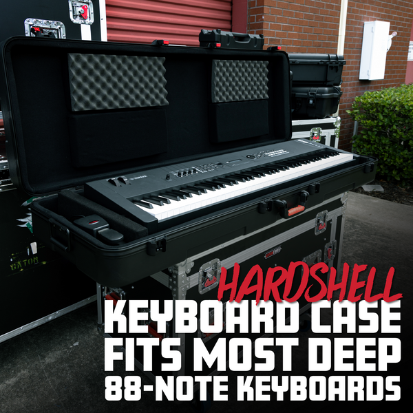TSA ATA Deep 88-note Keyboard Case w/ Wheels