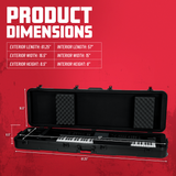 TSA ATA Slim XL 88-note Keyboard Case w/ Wheels