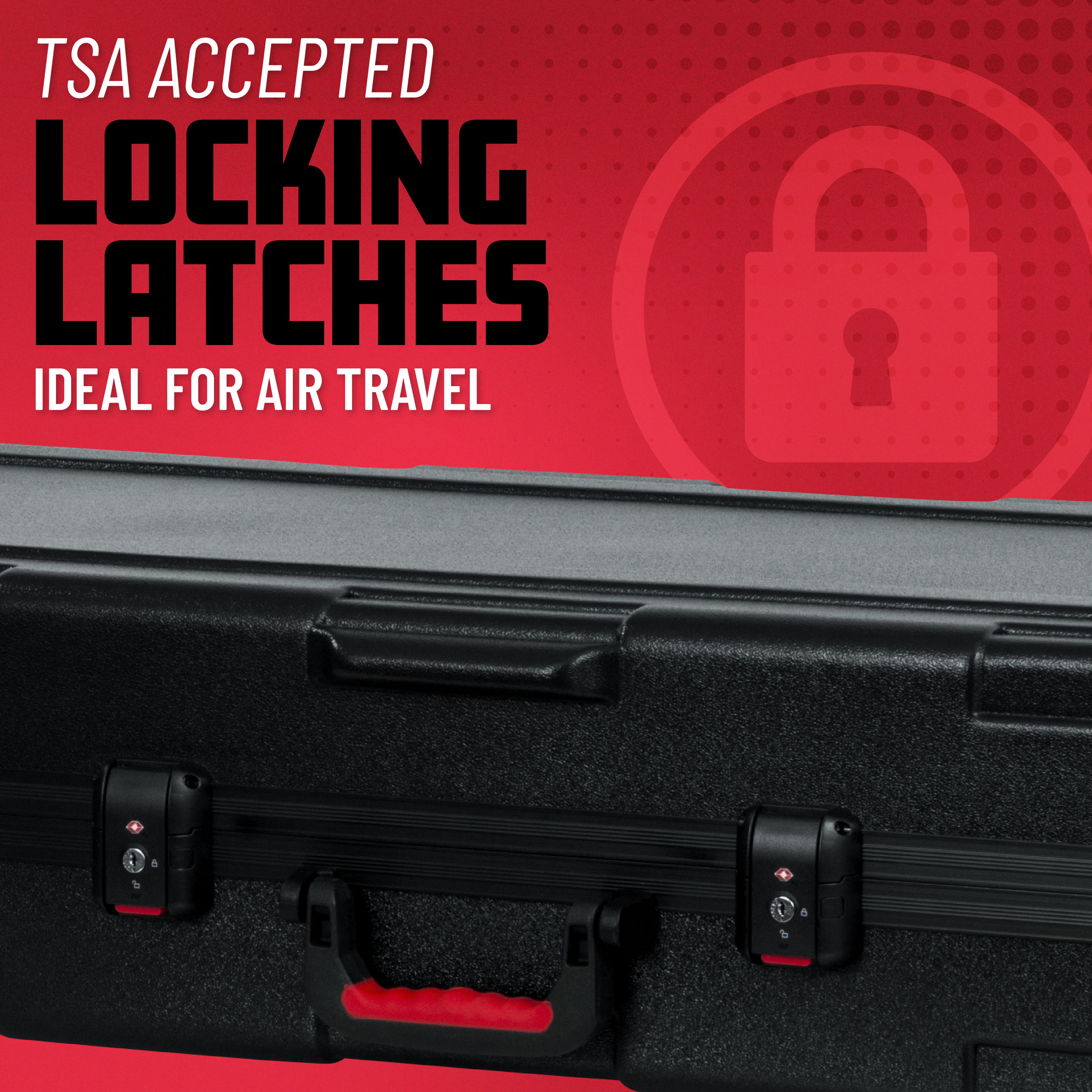 TSA ATA Slim 88-note Keyboard Case w/ Wheels