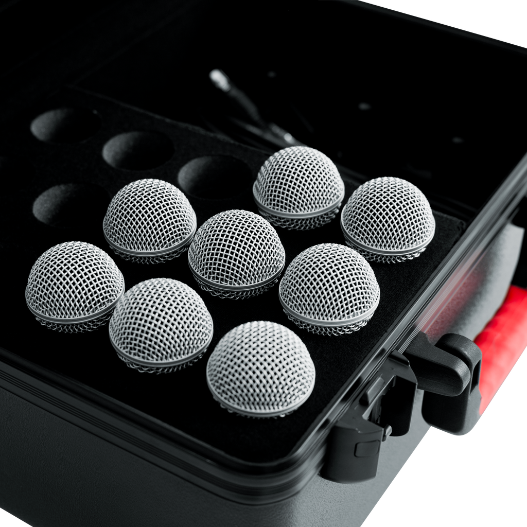 TSA ATA Molded Case w/ Drops for (15) Mics