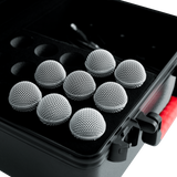 TSA ATA Molded Case w/ Drops for (15) Mics
