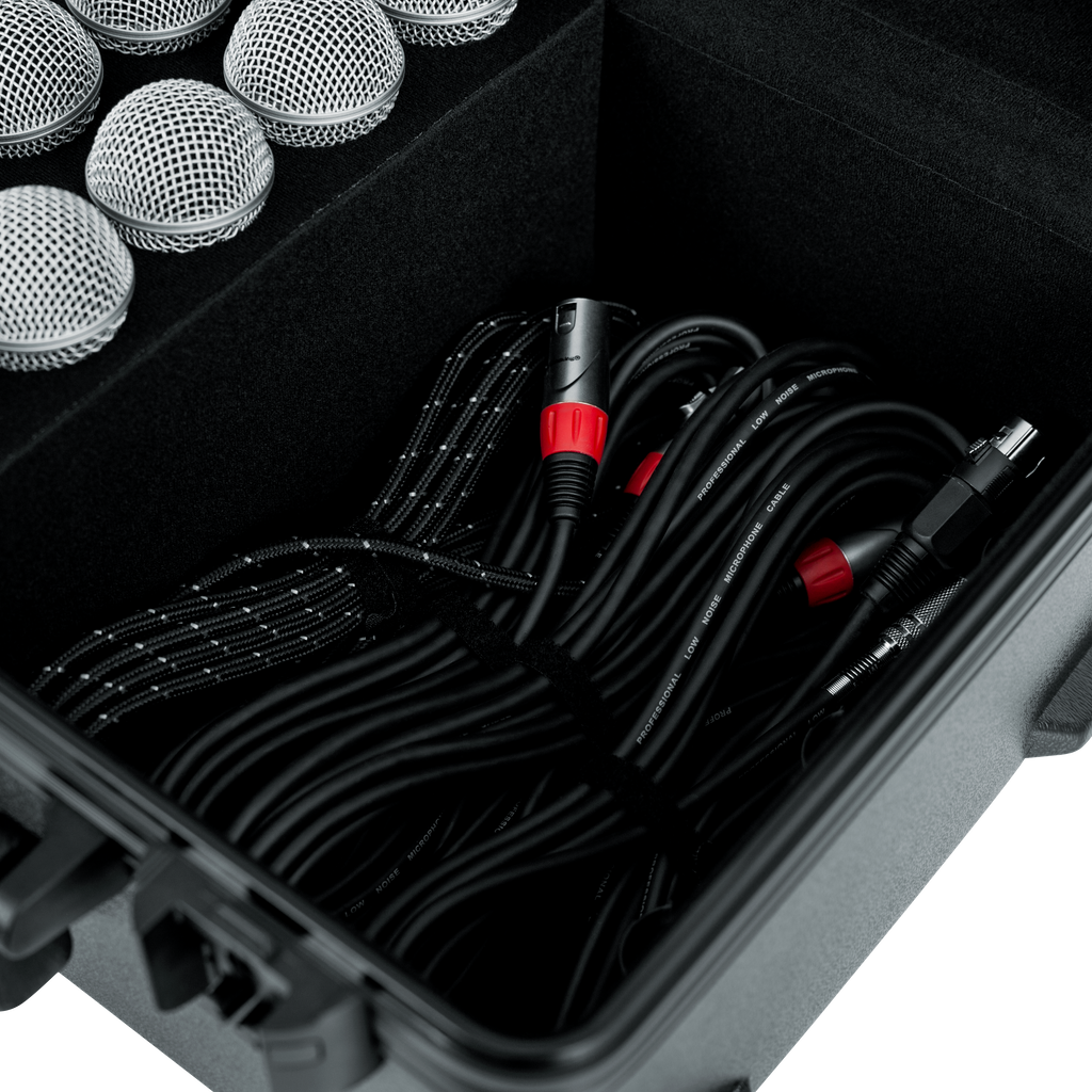 TSA ATA Molded Case w/ Drops for (15) Mics