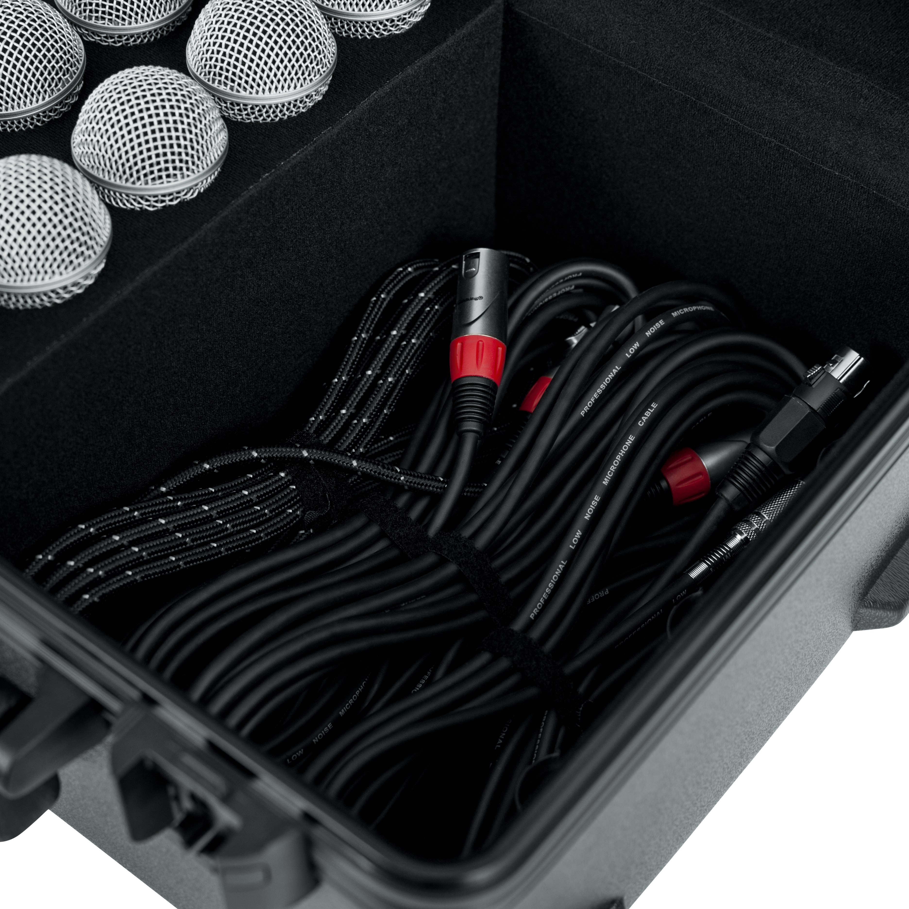 TSA ATA Molded Case w/ Drops for (15) Mics
