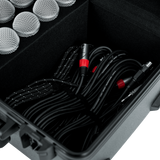 TSA ATA Molded Case w/ Drops for (15) Mics