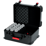 TSA ATA Molded Case w/ Drops for (15) Mics