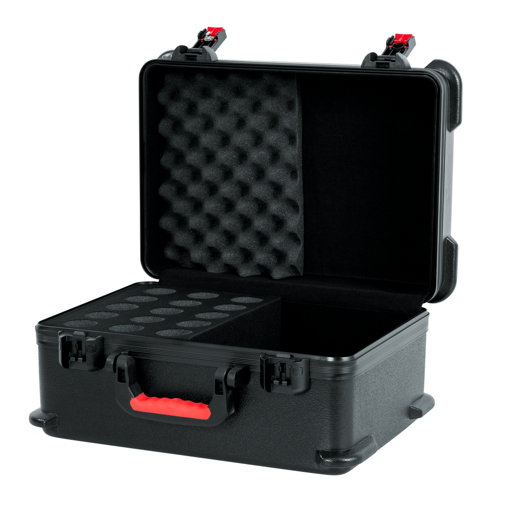 TSA ATA Molded Case w/ Drops for (15) Mics