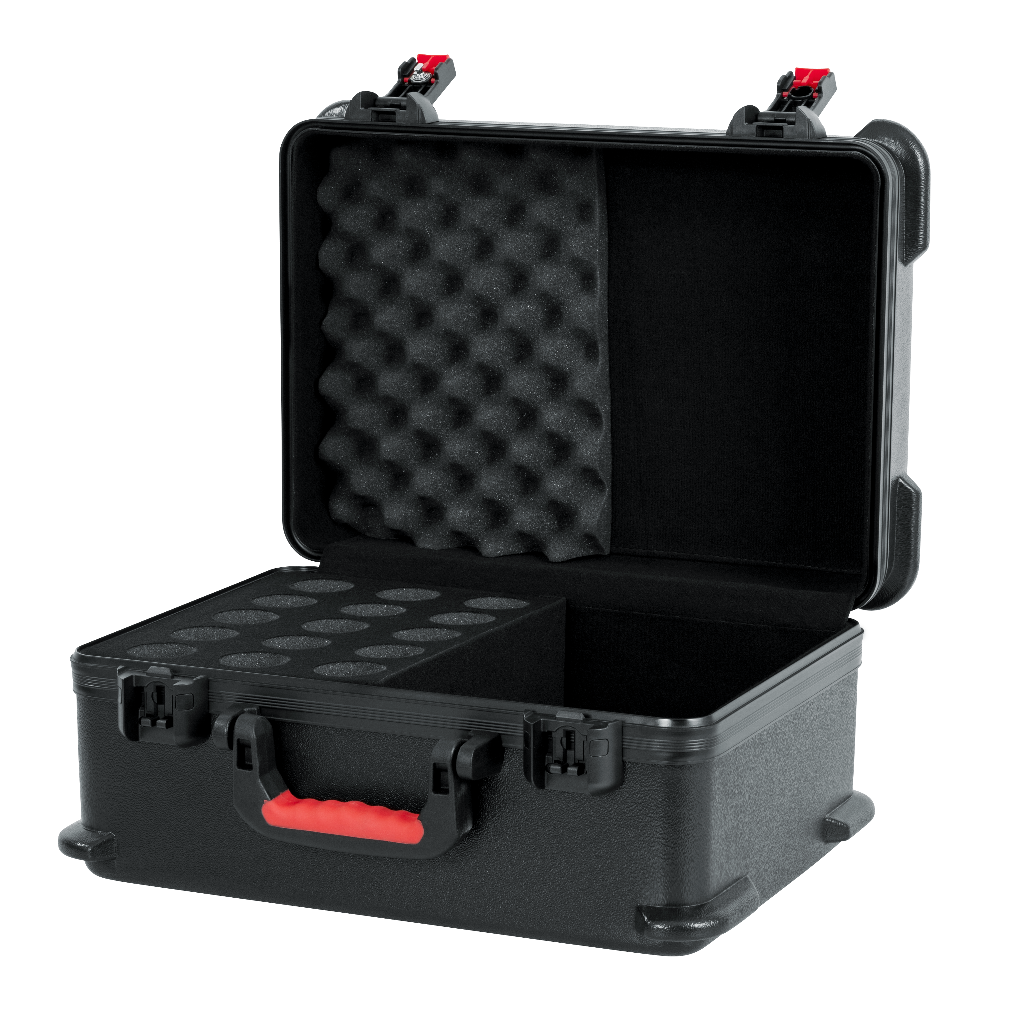 TSA ATA Molded Case w/ Drops for (15) Mics