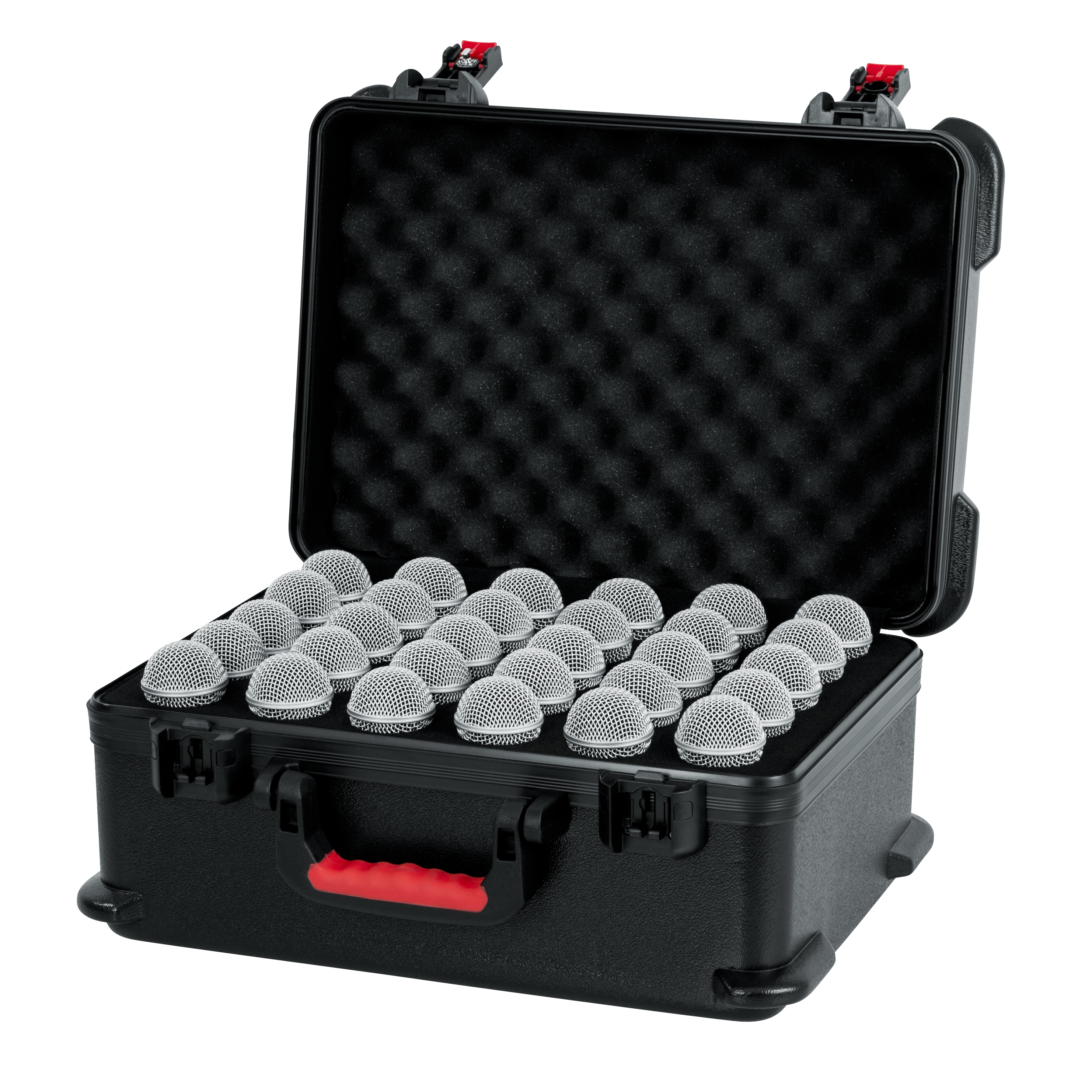 TSA ATA Molded Case w/ Drops for (30) Mics