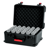 TSA ATA Molded Case w/ Drops for (30) Mics