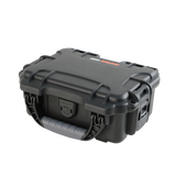 Waterproof case w/ diced foam; 7.4"x4.9"x3.1"