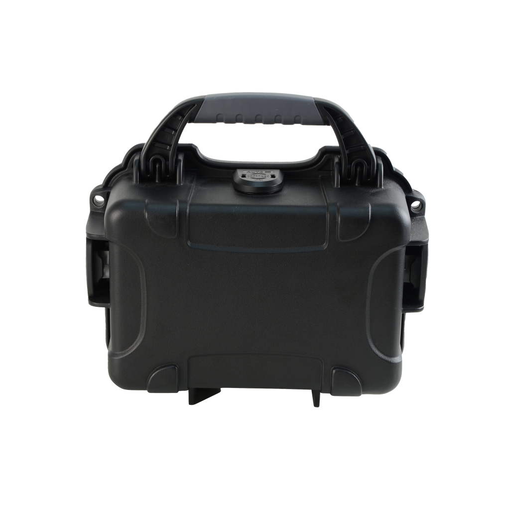 Waterproof case w/ diced foam; 7.4"x4.9"x3.1"