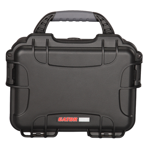 Waterproof case w/ diced foam; 8.4"x6"x3.7"