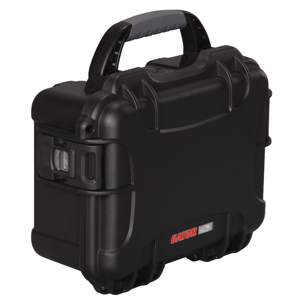 Waterproof case w/ diced foam; 8.4"x6"x3.7"