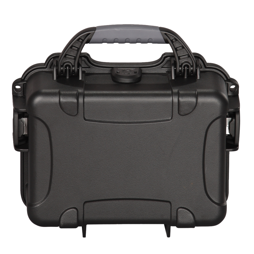 Waterproof case w/ diced foam; 8.4"x6"x3.7"