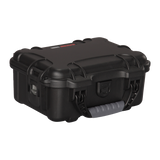 Waterproof case w/ diced foam; 8.4"x6"x3.7"