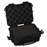 Waterproof case w/ diced foam; 8.4"x6"x3.7"