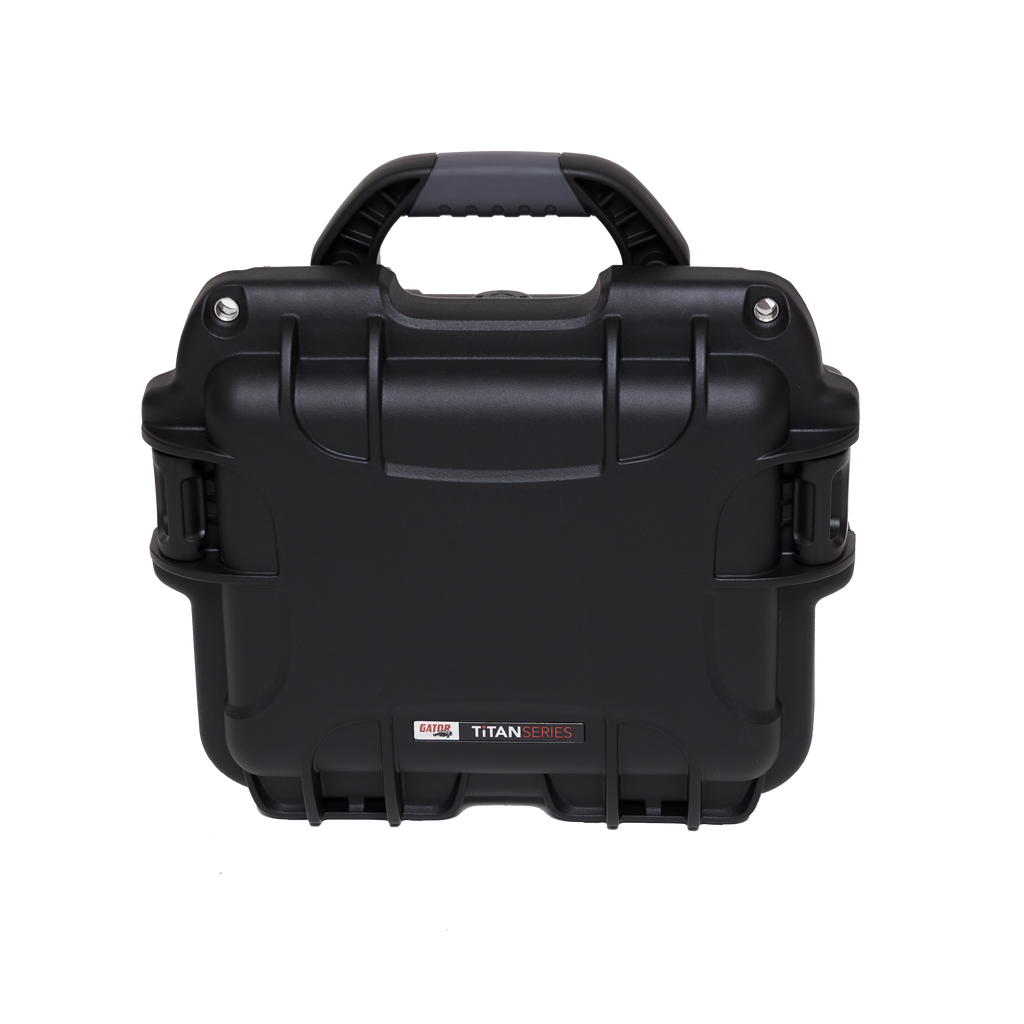 Waterproof case w/ divider system; 9.4"x7.4"x5.5"