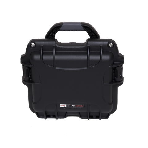 Waterproof case w/ divider system; 9.4"x7.4"x5.5"