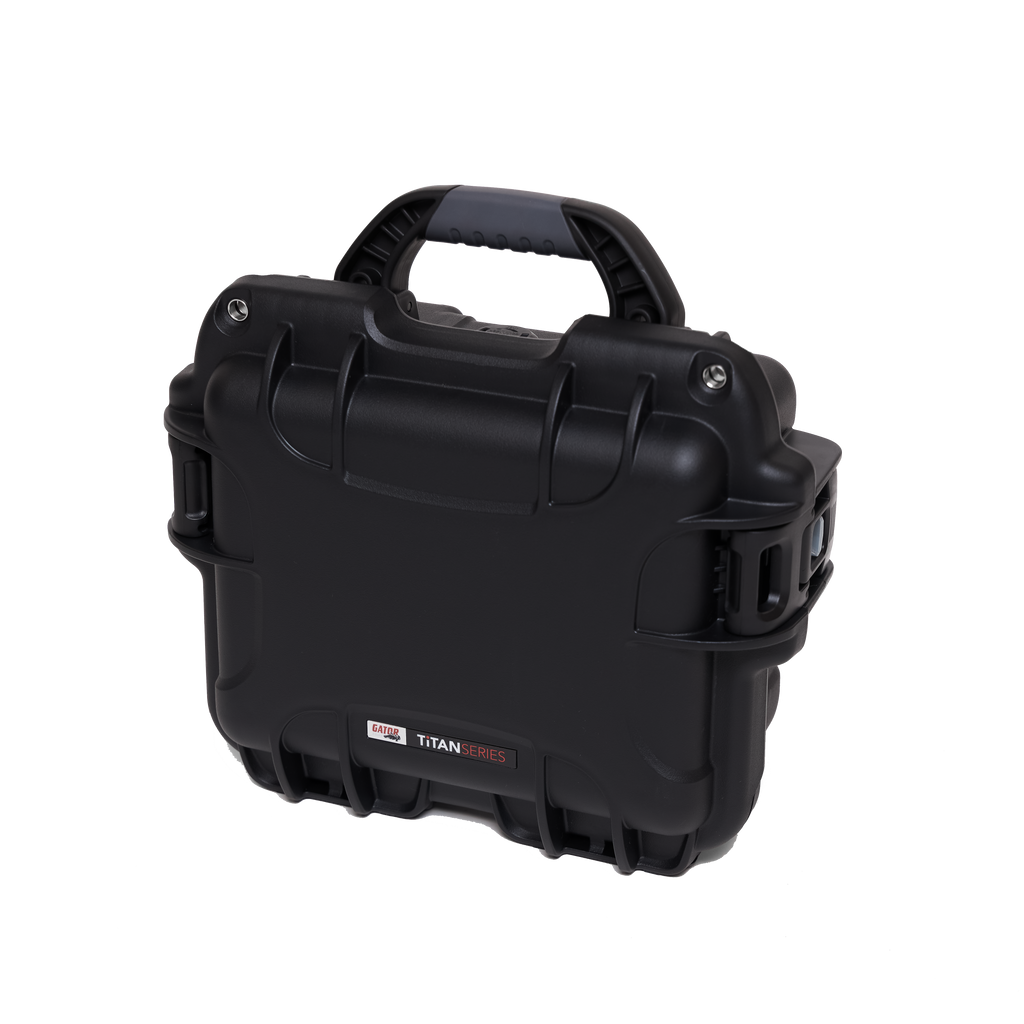 Waterproof case w/ divider system; 9.4"x7.4"x5.5"