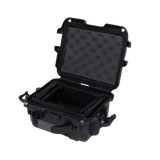 Waterproof case w/ divider system; 9.4"x7.4"x5.5"