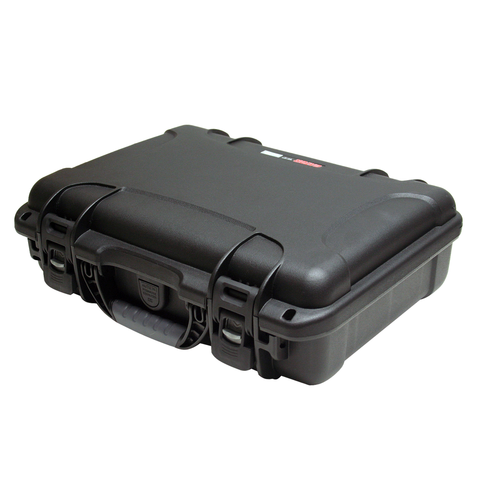 Waterproof case w/ diced foam; 13.2"x9.2"x3.8"