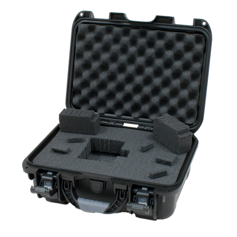 Waterproof case w/diced foam; 13.8