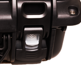 Waterproof case w/divider system; 13.8"x9.3"x6.2"