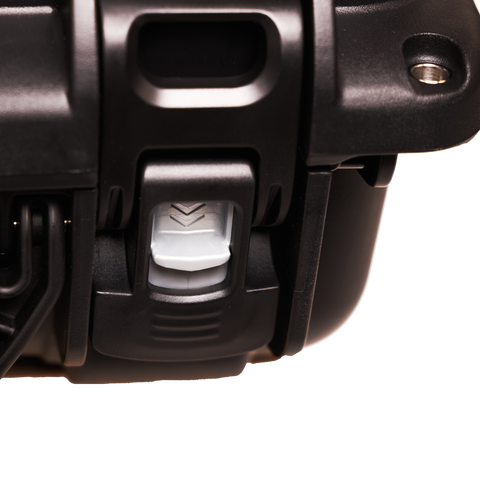 Waterproof case w/divider system; 13.8