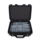 Waterproof case w/ divider system; 15"x10.5"x6.2"
